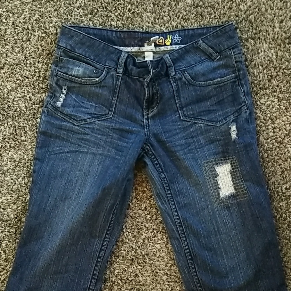 Womens cropped jeans